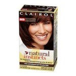 Clairol Natural Instincts, 028B, Roasted Chestnut, Dark Warm Brown
