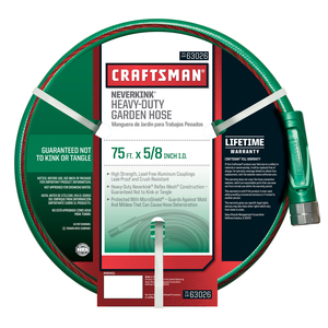 Craftsman Heavy Duty Neverkink® Self-Straightening Hose - 75-ft