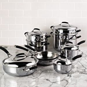Kenmore 14Pc Stainless Steel Cookware Set