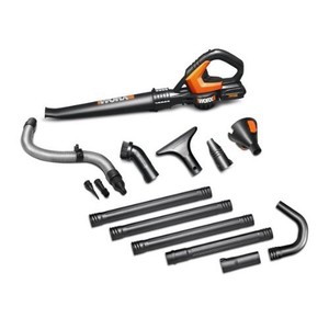 WORX WO7009 Cordless Air Blower/Sweeper/Cleaner Combo Gutter Kit with 20-volt Lithium Battery