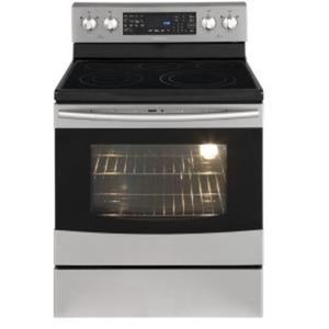 5.9 cu. ft. Flex Duo Electric Range with Self-Cleaning Dual Convection Oven in Stainless Steel