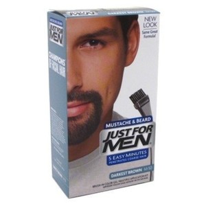 Just For Men Brush-In Color Mustache & Beard - Darkest Brown