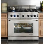 Dacor Epicure 36 In. Stainless Steel Freestanding Gas Range - ER36GSCHNG