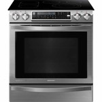 5.8 cu. ft. Slide-In Electric Chef Collection Range w/ Flex Duo Oven - Stainless Steel