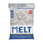 MELT 50 Lb. Resealable Bag Calcium Chloride Crystals Ice Melter – MELT50CC